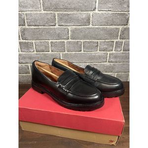 Cobb Hill Women’s Janney Loafer Black Leather Slip-On Flats Comfort Shoes Size 9